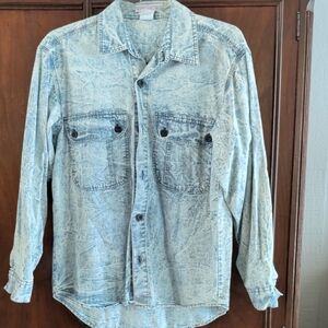 Denim Button Down Shirt for Women